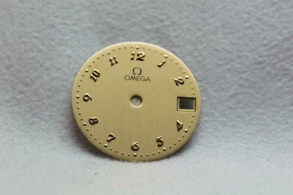 Ladies Gold Omega Dial - Gold Markers - NOS - 19.4mm
