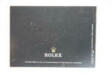 Your Rolex Oyster Booklet - 1998 - Ref 579.52 Eng 150 2.1998