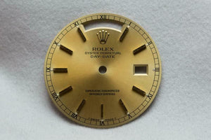 Rolex Gents Day-Date Dial - Gold With Gold Markers 28.5mm