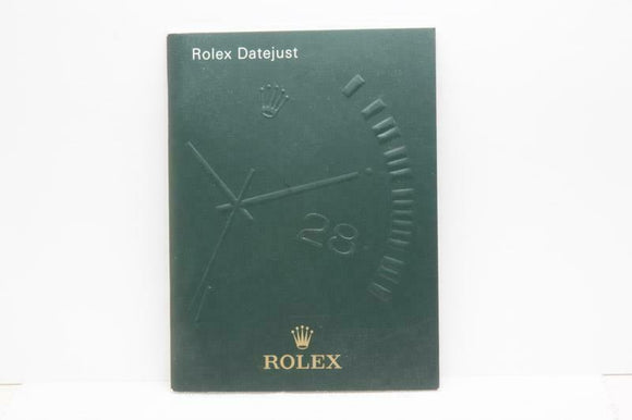 Rolex Datejust Manual 2008 Reference 552.02 Eng 2.2008