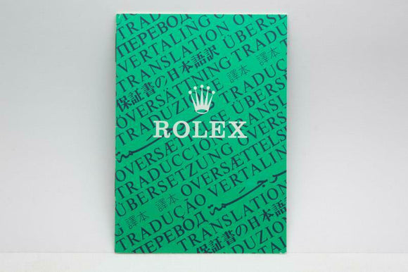 Rolex Translation Booklet - Ref 565.00.1W
