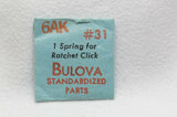 Bulova Wristwatch Parts Calibre 6AK
