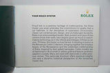 Your Rolex Oyster Booklet - 2000 - Ref 579.52 Eng 7.2000
