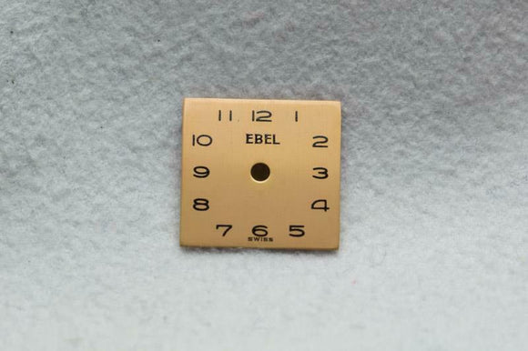 Ebel 1940's 1950's Copper Colour Dial 12.45mm x 12.45mm NOS