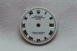 Rolex Ladies Date Dial - White With Silver Numerals 19.8mm