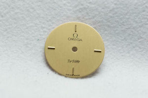 Ladies Gold Omega Dial - Gold Markers - NOS - 16.9mm