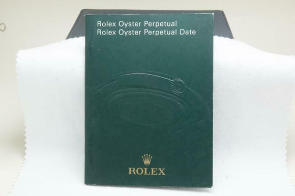 Rolex Oyster Perpetual Date Manual 2009 Reference 578.02 Eng 7.2009