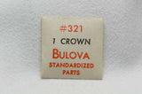 Bulova Wristwatch Parts - Crowns 315 316 318 321 324 341 351 1126 4351W