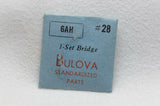 Bulova Wristwatch Parts Calibre 6AH