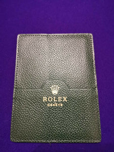 Genuine Rolex Warranty Guarantee Papers & Manual Pouch / Wallet Ref 101.40.55