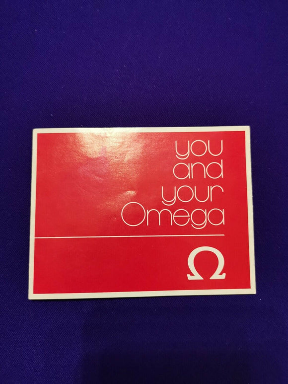 Vintage You And Your Omega Booklet - Manual Automatic & F300