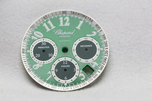 Chopard Green Geneve Chronograph Wristwatch Dial With Rehaut - 31mm