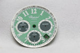 Chopard Green Geneve Chronograph Wristwatch Dial With Rehaut - 31mm