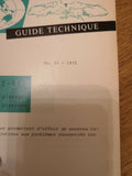 Vintage Omega Technical Guide Calibre 662 663 - 1975