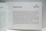 Your Rolex Oyster Booklet - 2006 - Ref 579.52 Eng 1.2006