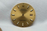 Rolex Gents Datejust Dial - Gold With Luminous Markers 27.8mm