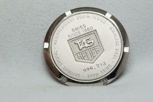 Tag Heuer Stainless Steel Caseback Reference 994.713 Series 4000