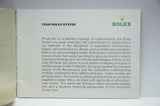 Your Rolex Oyster Booklet - 1998 - Ref 579.52 Eng 150 2.1998