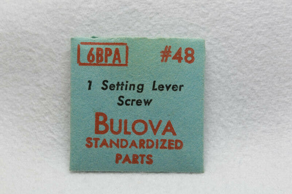 Bulova Wristwatch Parts Calibre 6 BPA