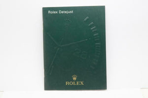 Rolex Datejust Manual 2003 Reference 552.02 Eng 9.2003