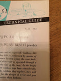 Vintage Omega Technical Guide Calibre 640 650 - 1963
