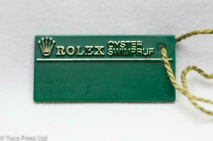 Rolex Green Oyster Datejust 16234 Swing Tag - K Serial 2000 / 2001