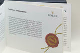Genuine Rolex booklet - Your Rolex Oyster - 579.52 Eng 3.2003 - 2003