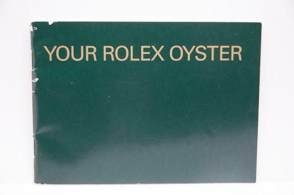 Your Rolex Oyster Booklet - 2006 - Ref 579.52 Eng 1.2006