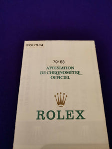Genuine Rolex Ladies Datejust 79163 Guarantee P Serial 2001